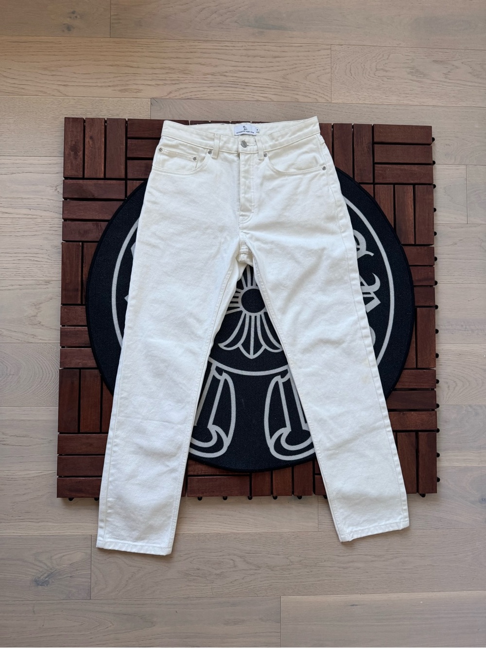 OVO Men's Straight Jeans in White